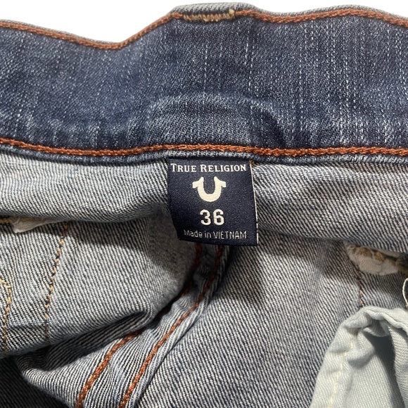 True Religion 36 Geno Relaxed Slim Denim Jeans - Picture 3 of 8